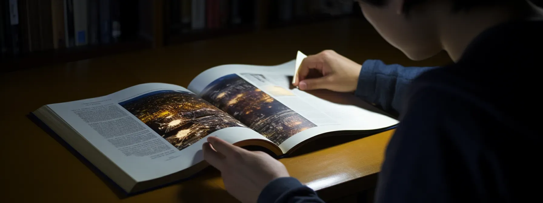 A person reading a guidebook on caohc and niosh certification education resources.