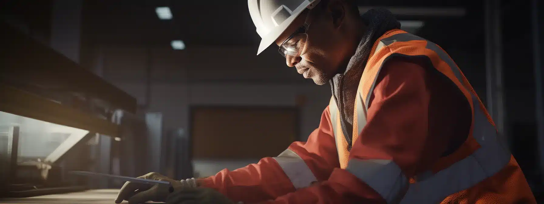 a worker using a newly designed ergonomic tool to improve occupational health and safety.