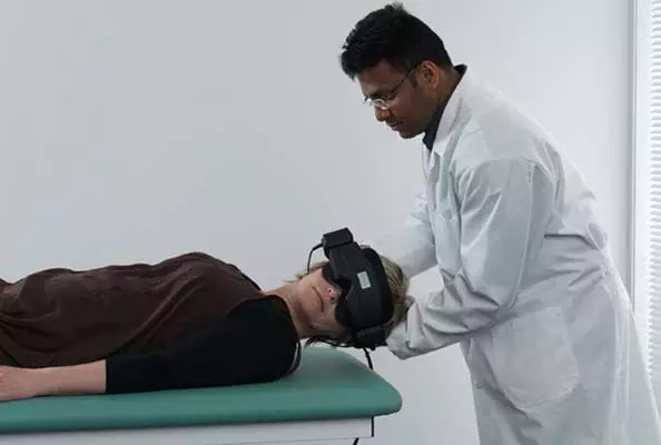 Supine Head roll to the left